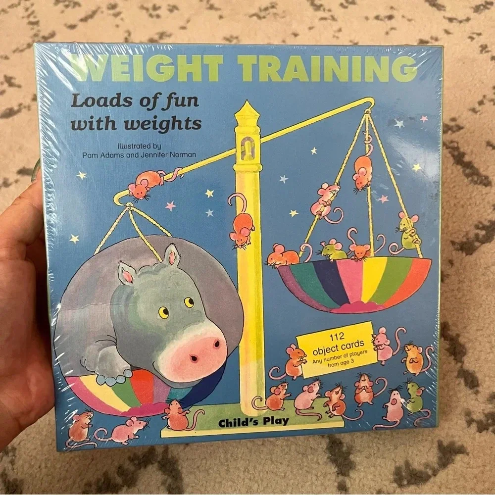 NEW VINTAGE 1995 Sealed in Box Child’s Play Weight Training Card Game